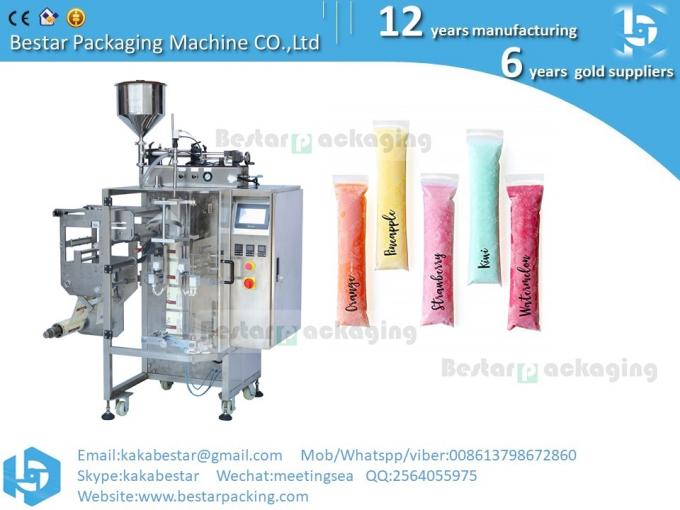 Bestar new design liquid fruits syrup packaging machine,small scale