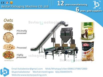 Automatic packing machine for dog food, cat food, rice, cashew nuts, almonds, oats, cereals, peanuts supplier