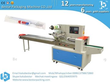 Travel toothbrush, toothpaste automatic flow packaging machine, high-speed automatic pillow type packaging machine supplier
