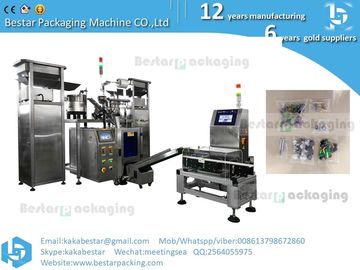 Fctory price vertical screw weighing automatic Seel Hex Washer nylon  tapping screw zinc Seel packing machine supplier