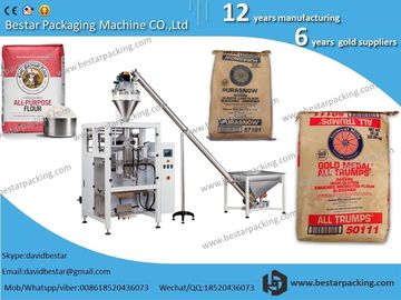 Bestar vacuum feeding flour ,hard wheat flour ,powder ,milk powder,chocolate powder packing machine supplier